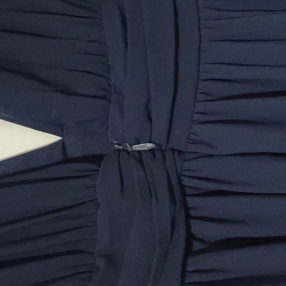 Lulu's Heavenly Hues Navy Formal Gown - Picture 5 of 13